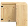 vidaXL Cabinet SKI Honey Brown 80 x 80 x 60 cm Solid Pine Wood
