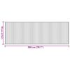vidaXL Rug Rectangular Brown70x200 cm Bamboo