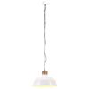 vidaXL Industrial Hanging Lamp 58 cm White E27