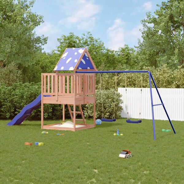 vidaXL Outdoor Playset Solid Wood Douglas