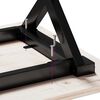 vidaXL Coffee Table Legs X-Frame 30x30x33 cm Steel