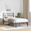 vidaXL Bed Frame without Mattress Sonoma Oak 75x190 cm Small Single Engineered Wood