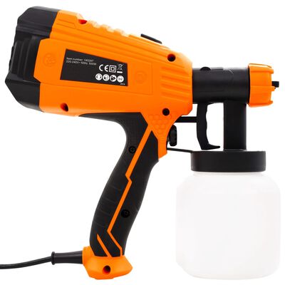 vidaXL Electric Paint Spray Gun with 3 Nozzle Sizes 500 W 800 ml