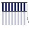 vidaXL Outdoor Roller Blind 160x250 cm Blue and White