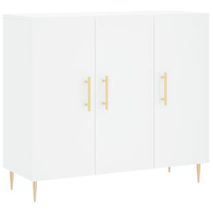 vidaXL Sideboard White 90x34x80 cm Engineered Wood