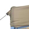 vidaXL Party Tent Pop-up Taupe 580 x 292 x 315 cm Oxford Fabric