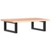 vidaXL Basin Shelf Wall Mounted&nbsp;Steel and&nbsp;Solid Wood Oak