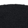 vidaXL Door Mat Black Half Round 60x90 cm Tufted Coir