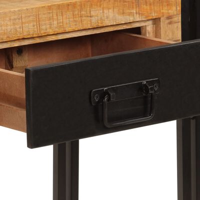 vidaXL Console Table 110x30x76 cm Solid Wood Mango
