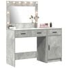 vidaXL Dressing Table 2 pcs Grey 40 x 41 x 75 cm Engineered wood