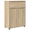 vidaXL Bathroom Furniture Set Manual 3 pcs Sonoma Oak Engineered Wood