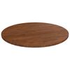 vidaXL Round Table Top Dark Brown &Oslash;50x1.5 cm Treated Solid Wood Oak