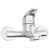 vidaXL Shower Mixer Tap Chrome G 1 / 2 inches