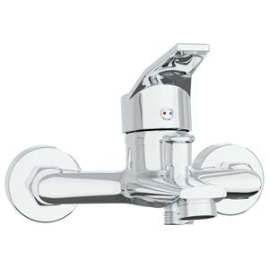 vidaXL Shower Mixer Tap Chrome G 1 / 2 inches