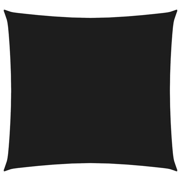 vidaXL Sunshade Sail Oxford Fabric Square 2x2 m Black