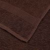 vidaXL Sauna Towels "FROGN" 2 pcs Brown 80x200 cm 360 gsm