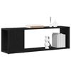 vidaXL TV Cabinet Set Black 100 x 24 x 63 cm Engineered Wood