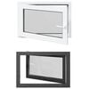 vidaXL Tilt & Turn Basement Window RISOR 90 x 70 cm PVC and Glass