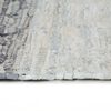 vidaXL Hand-woven Chindi Rug Leather 160x230 cm Grey