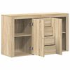 vidaXL Sideboard Sonoma Oak 120 x 36 x 69 cm Engineered Wood
