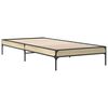 vidaXL Bed Frame without Mattress Sonoma Oak 100x200 cm