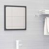 vidaXL Bathroom Furniture Set High Gloss Grey Engineered Wood
