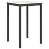 vidaXL Bar Table White 70 x 70 x 105 cm Solid Pine Wood