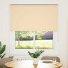 vidaXL Roller Blind Blackout Beige 120x130 cm Fabric Width 116.6 cm Polyester