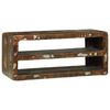 vidaXL TV Cabinet Multicolour 80 x 32 x 36 cm Solid Reclaim wood