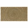 vidaXL Rug Natural and Black 100 x 200 cm Jute