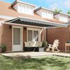 vidaXL Awning Manual White 4.5 x 3 m Metal