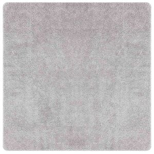 vidaXL Anti-slip Shaggy Rug Grey 160 x 160 cm PP