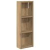 vidaXL Bathroom Wall Cabinet with Shelf Artisian Oak 20 x 10 x 60.5 cm