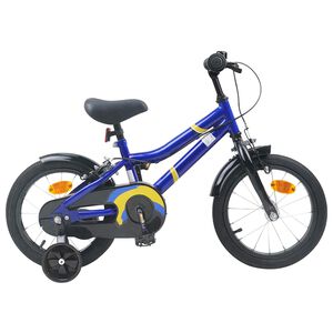 vidaXL Kids Bike 12 Inches for 2-4 Years Old Blue and Black