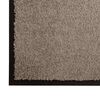 vidaXL Door Mat Beige 120 x 80 x 1.2 cm Teddy Fabric