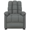vidaXL Electric Massage Chair Dark Grey Fabric