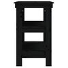 vidaXL Work Bench Black 78.5x50x80 cm Solid Wood Pine