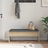 vidaXL Hall Bench with Cushion Sonoma Oak 103 x 38 x 40 cm
