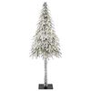 vidaXL Christmas Tree with 150 LEDs White 150 cm PE and Steel