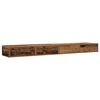vidaXL Bed Drawers Old Wood 200 x 36.5 x 16.5 cm Engineered Wood