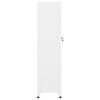 vidaXL Locker Cabinet White 38x45x180 cm Steel
