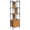 vidaXL Bookcase Old Wood 44.5 x 30 x 154.5 cm Engineered Wood