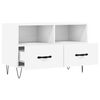 vidaXL TV Cabinet White 80x36x50 cm Engineered Wood
