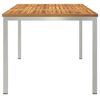 vidaXL DiningTable Brown 150 x 90 x 75 cm Solid Acacia Wood