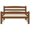 vidaXL Bed Frame without Mattress Honey Brown Solid Pinewood 100x200 cm