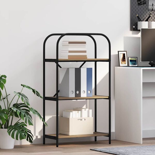 vidaXL Bookshelf Artisan Oak 60 x 30 x 109 cm Engineered wood