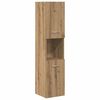 vidaXL 4 Piece Bathroom Furniture Set Artisan Oak Engineered Wood