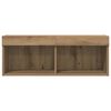 vidaXL TV Cabinet Set Wall-mounted 2 pcs Artisan Oak 80 x 30 x 30 cm