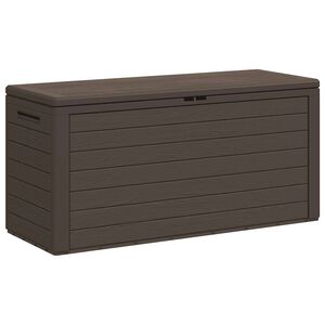 vidaXL Garden Storage Box Brown 116x44x55 cm