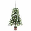 vidaXL Christmas Tree with 150 LEDs with Stand Green 90 cm PE